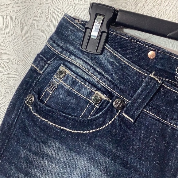 Miss Me NEW - Sz 28 - skinny jeans JW5416S3 - subtle rhinestone shine & deco - Picture 4 of 6